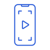 Icon_Smartphone mit Playzeichen